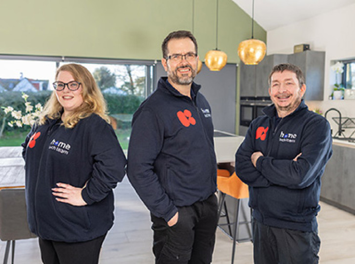 The Home Tech Team in a kitchen