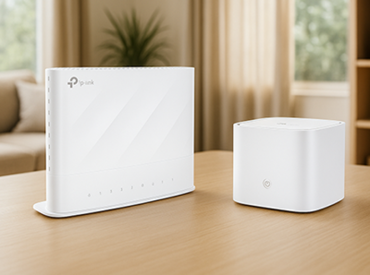 TP Link router and mesh