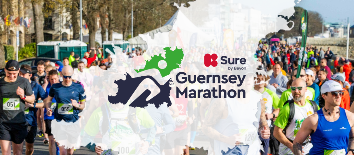 Five years strong: Sure continues headline sponsorship of the Guernsey Marathon